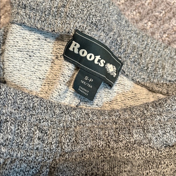 EUC Roots sweatpants salt pepper size small unisex - Picture 2 of 2